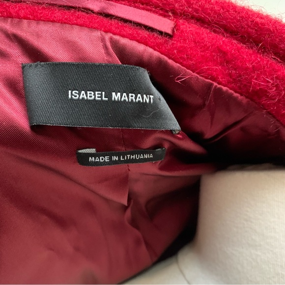 Isabel Marant Red Mohair Blazer (M) - Picture 5 of 6